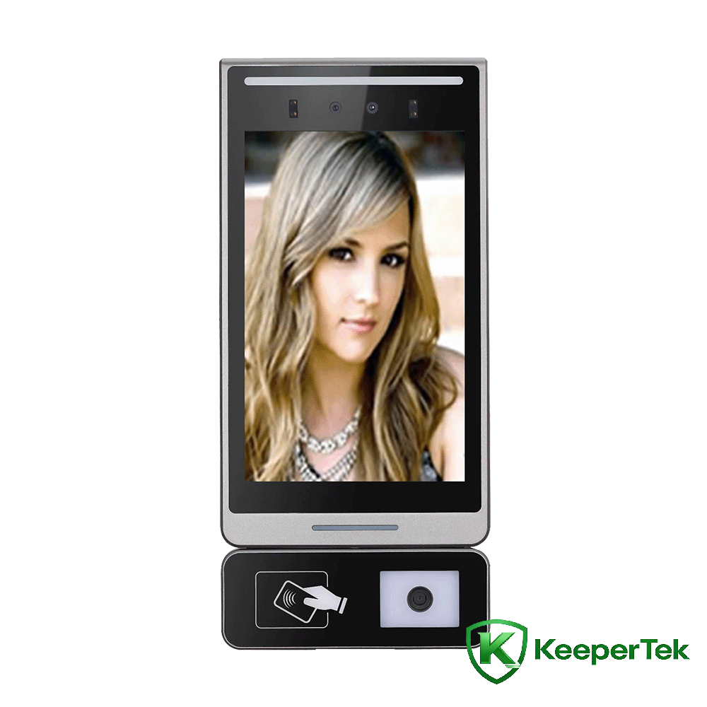 8 انچ منهن جي سڃاڻپ QR ڪوڊ ڪارڊ سوائپنگ آل ان ون مشين KT-FR015